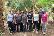 2018 Beach Clean Up and Trail Building